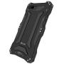 Bpowe for iPhone 7 Plus Case,Gorilla Glass Aluminum Metal Premium Protection Shockproof Military Bumper Heavy Duty Sturdy Protective Cover Shell Case for iPhone 7 Plus 5.5 inch (Black)