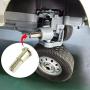 freneci 1/12 Remote Control Car Metal Upgrade Parts Rear Wheel Axle Fit for WPL D12 Spare Fittings Replacement Accessories - Rear Axles