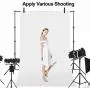 Emart 8.5 x 10 ft Photo Backdrop Stand , Adjustable Photography Muslin Background Support System Stand for Photo Video Studio
