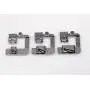 ANYQOO 3 Sizes Rolled Hem Pressure Foot Sewing Machine Presser Foot Hemmer Foot Set (1/2 Inch, 3/4 Inch, 1 Inch) for Singer, Brother, Janome and Other Low Shank Adapter (Rolled Hem Presser Feet)