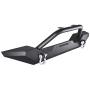 Yescom Front Bumper Winch Plate D-Ring Rock Crawler Textured Black for 1986-2006 Jeep Wrangler TJ YJ