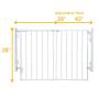 Safety 1st Ready to Install Baby Gate (White)