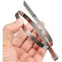 uxcell 20 Inches Stainless Steel Cable Zips Ties Multi-Purpose Metal Exhaust Wrap 30pcs