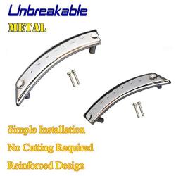 CF Advance Compatible with 98-10 VW Beetle Metal ReinCompatible withced Door Panel Door Handle Repair Kit Set 2PCS Chrome 98 99 00 01 02 DS513