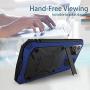 Simicoo Samsung Note 20 Ultra Metal Case with Screen Protector Military Rugged Heavy Duty Shockproof with Stand Camera Protector Full Cover case for Note 20 Ultra (Blue)