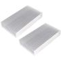 WeiMeet 2 Pack Aluminum Heat Sink Heatsink Module Cooler Fin for High Power Transistor Semiconductor Devices with 26 Pieces Fins 150mmx 80mm x 27mm