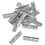 House2Home Metal End Clips for Rubber Webbing, Upholstery Repair for Sofa Chair Furniture, Includes Instructions (20 Pack)