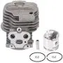 ECCPP 51mm Cylinder Head Piston Kit fit for Husqvarna K750 K760 Concrete Saw Replaces 506-38-61-71 Piston Pin Rings Circlip Chainsaw Parts New