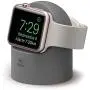 elago W2 Charger Stand Compatible with Apple Watch Series 6/SE/5/4/3/2/1 (44mm, 42mm, 40mm, 38mm), Durable Silicone, Compatible with Nightstand Mode (Dark Grey) elago W2 Charger Stand Compatible with Apple Watch Series 6/SE/5/4/3/2/1 (44mm, 42mm, 40mm, 38mm), Durable Silicone, Compatible with Nightstand Mode (Dark Grey)