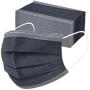 Disposable 3ply Face Mask Elastic Earloop Mouth Face Cover Masks ,Anti-spittle,Protective Dust(Grey,50pcs)