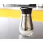 Juvale Salt and Pepper Shakers Stainless Steel and Glass Set