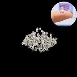 Silicone Earring Backs Earring Backings Soft Clear Ear Safety Back Pads Backstops Bullet Clutch Stopper Replacement for Fish Hook Earring Studs Hoops Diameter 4mm (1200PCS/600Pairs)