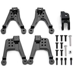 4PCS Front & Rear Aluminum Shock Hoops Parts Tower for Axial SCX10 II 90046 90047 1/10 RC Crawler