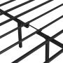 VECELO Metal Canopy Netting Bed Frame, Strong Firm Support & Easy Set up Structure/No Box Spring Needed (Black, Queen)