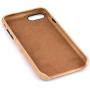 Dockem iPhone SE 2, iPhone 8/7 Wallet Case with Built-in Metal Plate for Magnetic Mounting & 2 Credit Card Holder Slots (M2, Khaki Tan, Exec Smooth Synthetic Leather)