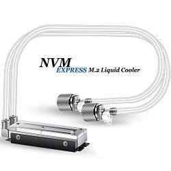 M2 Heatsink M.2 Liquid Cooler, NVMe SSD Liquid Heatsink, Liquid Cooler for NVMe SSDs, Works with PC Computer CPU Water Cooling System, 240mm Water Cooling Radiator (Support M.2 Nvme 2280)