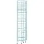 Convenience Concepts Xtra Storage 5-Tier Folding Metal Shelf, Seafoam