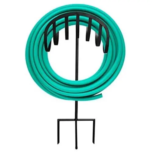 ERYTLLY Garden Hose Holder Metal Hose Stand Heavy Duty Hose Holder Free Standing Garden Hose Storage Hose Stand for Yard Garden Lawn ERYTLLY Garden Hose Holder Metal Hose Stand Heavy Duty Hose Holder Free Standing Garden Hose Storage Hose Stand for Yard Garden Lawn