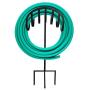 ERYTLLY Garden Hose Holder Metal Hose Stand Heavy Duty Hose Holder Free Standing Garden Hose Storage Hose Stand for Yard Garden Lawn