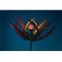 The Original Solar Multi-Color Tulip Wind Spinner-Solar Powered Glass Ball Emits Color-Changing Light - Made of Metal and Steel