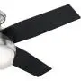 Hunter Fan Company 59243 Hunter Dempsey Indoor Low Profile Ceiling Fan with LED Light and Remote Control, 44'', Brushed Nickel Hunter Fan Company 59243 Hunter Dempsey Indoor Low Profile Ceiling Fan with LED Light and Remote Control, 44'', Brushed Nickel