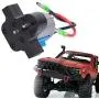 T best RC Brush Motor, RC Gearbox Metal Gear Box Speed Change 380 High Speed Brush Motor RC Car Replacement Accessory for 1/16 C14 C24 RC Car (Black WPL1686S)