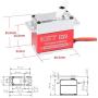 KST DS3509MG 32kg 0.14sec Digital HV Metal Gear Servo Motor for UAV RC Car Robot Arm Helicopter Airplane Parts