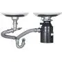 Snappy Trap 1 1/2'' All-In-One-Drain Kit for Double Bowl Kitchen Sinks Snappy Trap 1 1/2'' All-In-One-Drain Kit for Double Bowl Kitchen Sinks