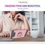 Note 5 case Galaxy Note 5 Case with HD Screen Protector,Ymhxcy 360 Degree Rotating Ring & Bracket Rubber Dual Layer Shock Bumper Resistant Back Cover for Samsung Galaxy Note 5-ZH Rose Gold