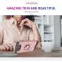 Note 5 case Galaxy Note 5 Case with HD Screen Protector,Ymhxcy 360 Degree Rotating Ring & Bracket Rubber Dual Layer Shock Bumper Resistant Back Cover for Samsung Galaxy Note 5-ZH Rose Gold