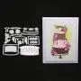 Birthday Cake Cutting Dies for Card Making, URYKEE Cut Die Metal Stencil Pattern Template Die Cuts Mould for DIY Embossing Scrapbooking Paper Birthday Festival Decoration New