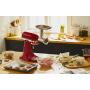 KitchenAid KSMMGA Metal Food Grinder Attachment, 2.5 lb, Silver