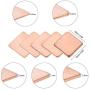 uxcell Flat IC Chipset Thermal Copper Heatsink for CPU GPU RAM 15 x 15mm with Thickness 0.3/0.5/0.8/1.0/1.5mm Total 25pcs