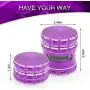 Fengli High-end 2.5 Inch 5 Part Metal Herb Grinder,Larger Spice Grinder with Perfect Pollen Catcher System,Removable Mess Screen(Easy to Clean)&Pollen Scraper,Purple … Fengli High-end 2.5 Inch 5 Part Metal Herb Grinder,Larger Spice Grinder with Perfect Pollen Catcher System,Removable Mess Screen(Easy to Clean)&Pollen Scraper,Purple …
