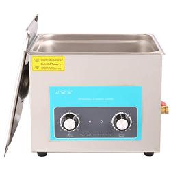 Ultrasonic Cleaner 15L Professional Ultrasonic Engine Parts Carburetor Circuit Board Gun Motor Repair Tools Cleaning Machine with Mechanical Knob Control