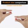 50pcs Cable Clips, Adhesive Cable Organizer Cord Holder, Durable Strong Cable Wire Management for Car, Office and Home (Transparent)