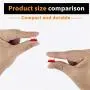 50pcs Cable Clips, Adhesive Cable Organizer Cord Holder, Durable Strong Cable Wire Management for Car, Office and Home (Transparent)