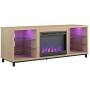 Ameriwood Home Lumina Fireplace TV Stand for TVs up to 70'' (Blonde Oak)