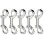 DGOL 5pcs Strong Heavy Double Ended Lobster Clasp Snap Hook Zinc Alloy Bolt Snaps Fastener Clip Length 3-1/2 inch