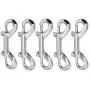 DGOL 5pcs Strong Heavy Double Ended Lobster Clasp Snap Hook Zinc Alloy Bolt Snaps Fastener Clip Length 3-1/2 inch
