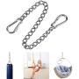 GOODTDO Swing Chair Hanging Chain, Stainless Steel Hardware Hanger String with 2 Carabiner for Porch Swing, Hammock, Rope, Tire, Punching Bags, Ceiling Mount Indoor Outdoor 330LB Capacity