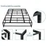 SAYGOER Queen Bed Frame Base Metal Platform Mattress Foundation Eyeglasses Shaped Frame No Box Spring Needed Heavy Duty Steel Slat Support Underbed Storage Space Noise Free Non-Slip Easy Assembly SAYGOER Queen Bed Frame Base Metal Platform Mattress Foundation Eyeglasses Shaped Frame No Box Spring Needed Heavy Duty Steel Slat Support Underbed Storage Space Noise Free Non-Slip Easy Assembly