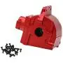 F Fityle 1 Set Upgrade Metal Upper Lower Gearbox Housing Cover Set for WLTOYS 144001, 1/14 RC Car Buggy Parts - Red F Fityle 1 Set Upgrade Metal Upper Lower Gearbox Housing Cover Set for WLTOYS 144001, 1/14 RC Car Buggy Parts - Red