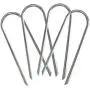 Uniprime Trampoline Stakes U Shaped Anchors Heavy Duty Metal - Long Trampolines Ground Wind Stakes for Soccer Goals, Camping Tents, Garden Decoration Uniprime Trampoline Stakes U Shaped Anchors Heavy Duty Metal - Long Trampolines Ground Wind Stakes for Soccer Goals, Camping Tents, Garden Decoration