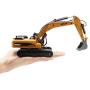 fisca 1/50 Diecast Excavator Metal Model Construction Vehicle Toy