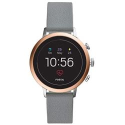 Fossil Womens Gen 4 Venture HR Stainless Steel Touchscreen Smartwatch with Heart Rate, GPS, NFC, and Smartphone Notifications
