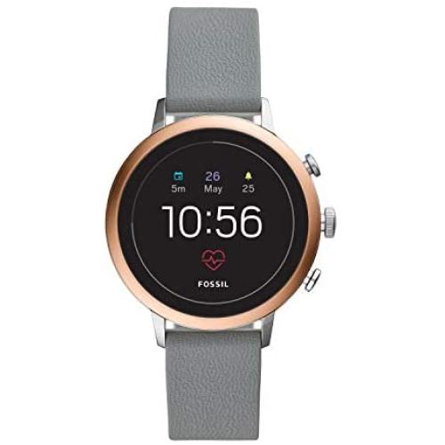 Fossil Womens Gen 4 Venture HR Stainless Steel Touchscreen Smartwatch with Heart Rate, GPS, NFC, and Smartphone Notifications