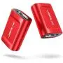 HDMI Coupler Female to Female 2 Pack, JSAUX 4K HDR HDMI Extension Connector Adapter Aluminum Alloy for HDTV, Roku Stick, Computer, PC, Monitor, Laptop, Projector, DVD Player, PS 4/3(Red)