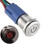 APIELE 19mm Latching Push Button Switch 3/4'' 12V Power Symbol Car Metal with Socket Plug 1NO1NC SPDT ON/Off (Red) APIELE 19mm Latching Push Button Switch 3/4'' 12V Power Symbol Car Metal with Socket Plug 1NO1NC SPDT ON/Off (Red)