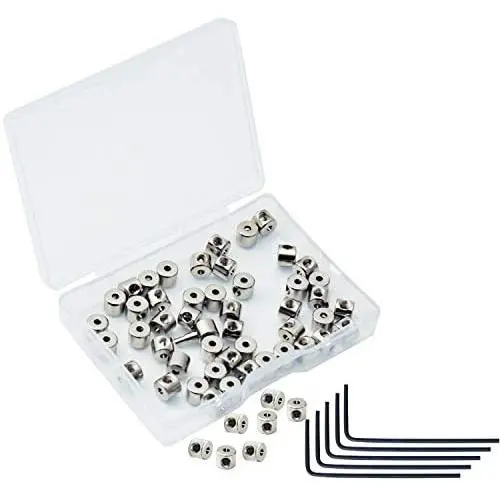 SUBANG 50 Pieces Pin Keepers Pin Locks Pin Backs Locking Clasp Locking Pin Keeper Backs with 5 Wrench All in Storage Case,5mm x 6mm SUBANG 50 Pieces Pin Keepers Pin Locks Pin Backs Locking Clasp Locking Pin Keeper Backs with 5 Wrench All in Storage Case,5mm x 6mm